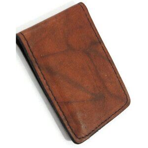 Vintage Rico Leather Money Clip Men Wallet ID Credit Card Holder